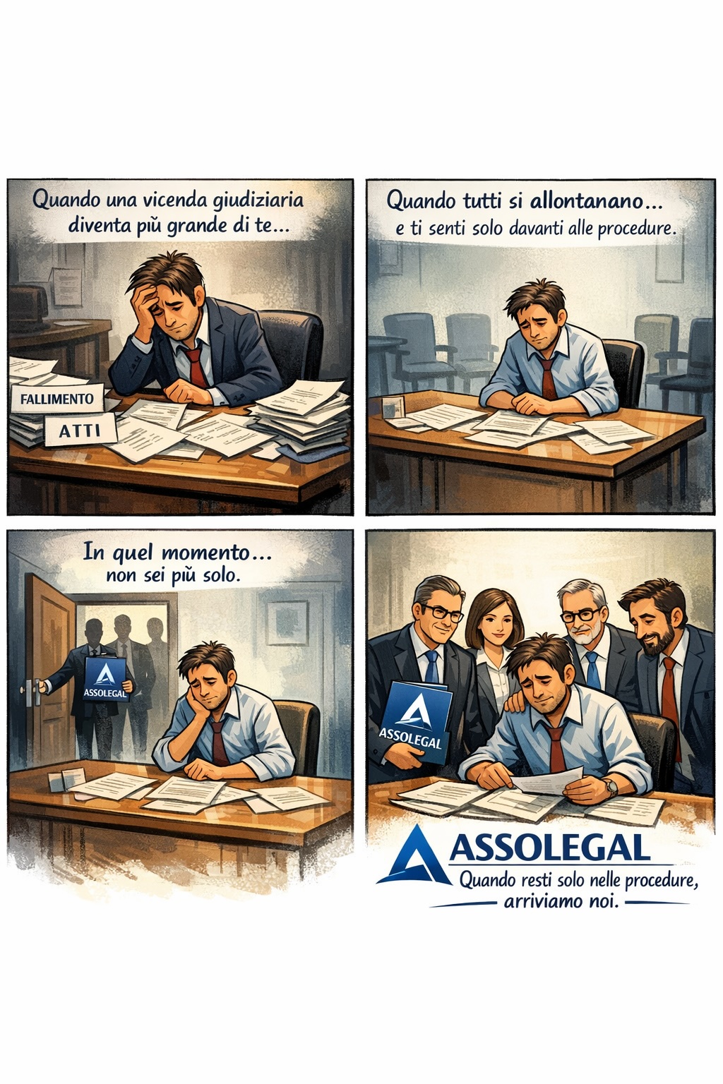 Quando una vicenda giudiziaria diventa più grande di te